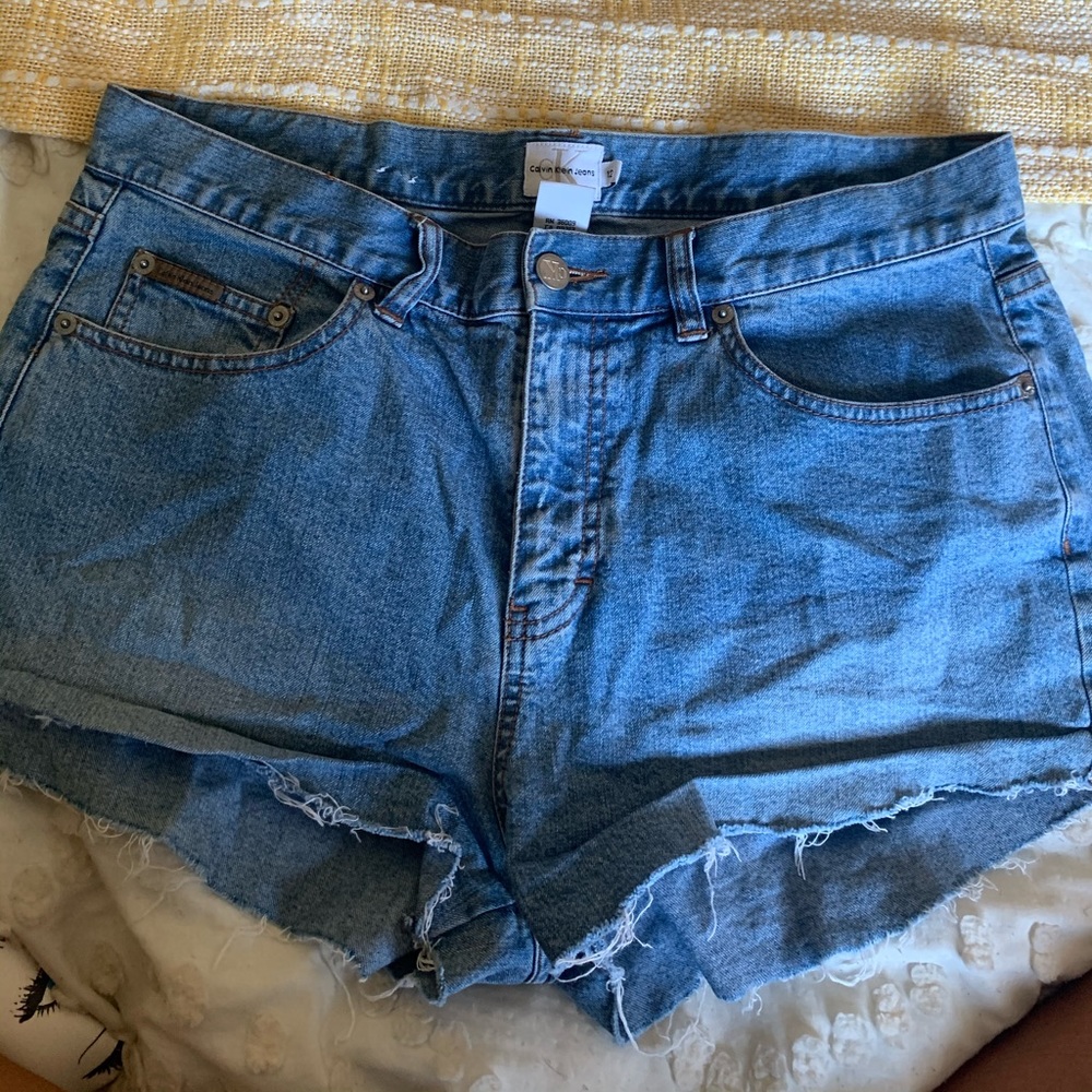 calvin klein cut offs